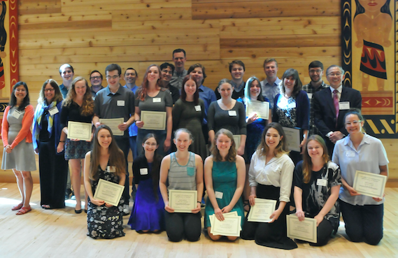 Twenty-nine undergraduate and four graduate students were recognized for their scholarship, teaching and service to the field at the Department of History Awards on May 10, 2017