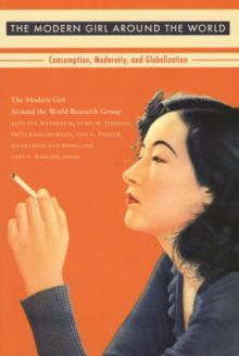 A young woman in profile with shoulder length black hair smoking a cigarette on an orange background