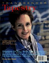 Cover of Transgender Tapestry magazine Issue 87, Summer 1999