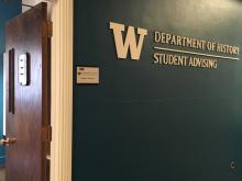 Entrance to UW Department of History Advising Office