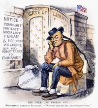Chinese exclusion cartoon