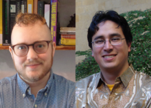 profile images of history grad students Adrian Kane-Galbraith (left) and Jorge Bayona