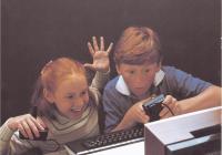 Children playing an Atari videogame in a 1970s advertisement