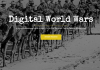 an image of a war scence with the course title "Digital World Wars"