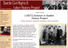 LGBTQ Activism in Seattle website screenshot